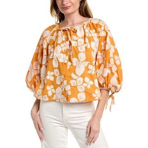 Ted Baker Womens  Madia Blouse, Orange